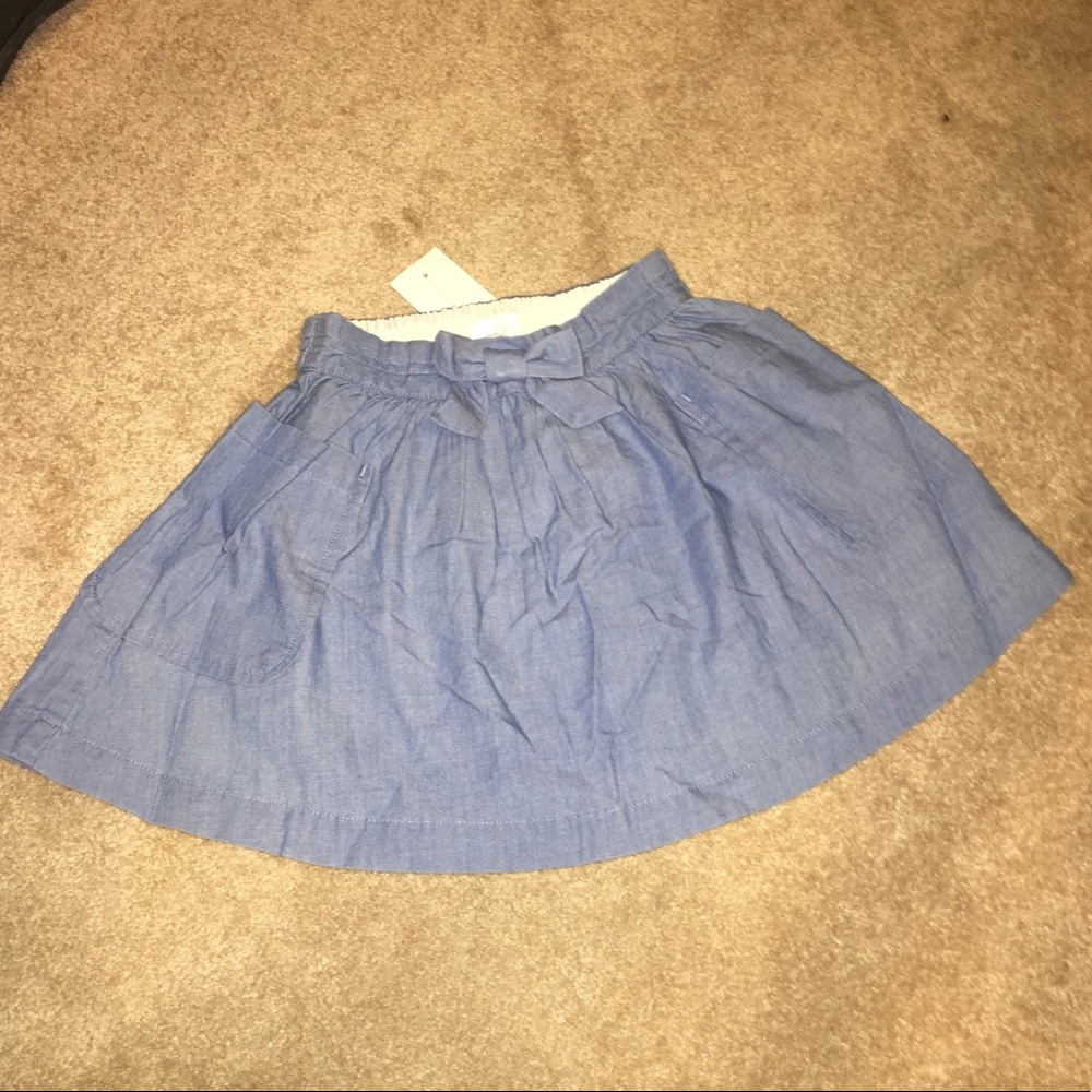 NWT Crewcuts Jean Skirt, Size 4-5